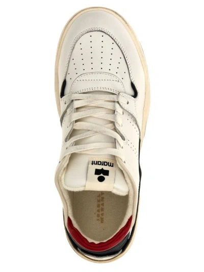 Shop Isabel Marant 'emree' Sneakers In White
