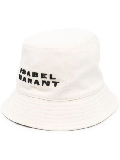 Shop Isabel Marant Haley Bucket Hat In Beige