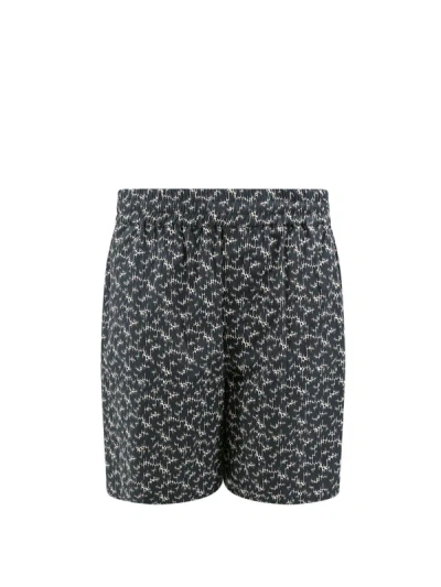 Shop Isabel Marant 'vataya' Black Cotton Bermuda Shorts