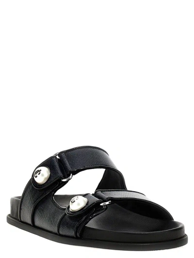 Shop Jimmy Choo 'fayence' Sandals In Black
