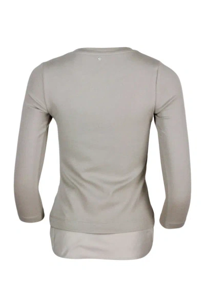 Shop Lorena Antoniazzi T-shirts And Polos In Beige