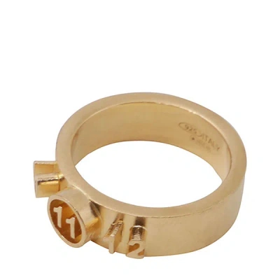 Shop Maison Margiela Ring In Golden