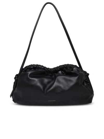 Shop Mansur Gavriel 'cloud' Black Leather Crossbody Bag