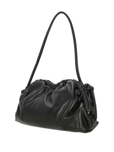 Shop Mansur Gavriel 'cloud' Black Leather Crossbody Bag