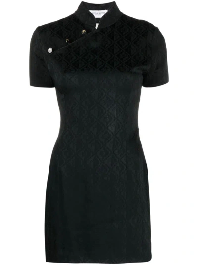 Shop Marine Serre Dresses In Black