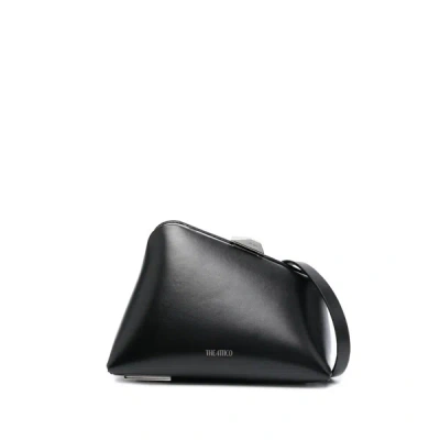 Shop Attico The  Midnight Leather Clutch Bag In Black