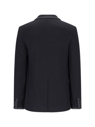 Shop Valentino Single-breasted Two-button Jacket In Blue