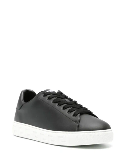 Shop Versace Sneaker Responsible Shoes In Black