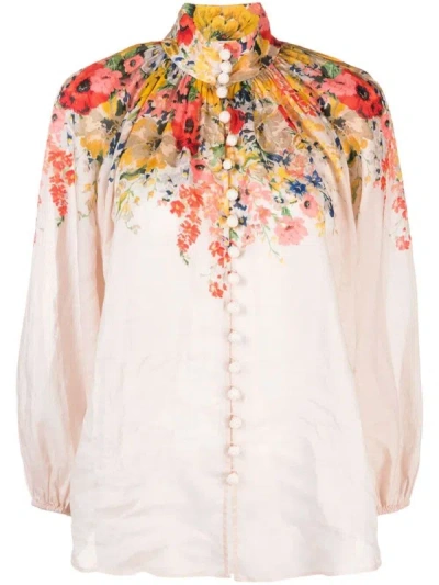 Shop Zimmermann Floral Blouse. Clothing In Multicolour