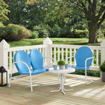 Crosley Furniture Griffith 3pc Outdoor Conversation Set