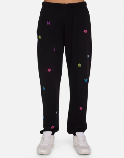 Lauren Moshi Chantria Neon Stud Elements In Black