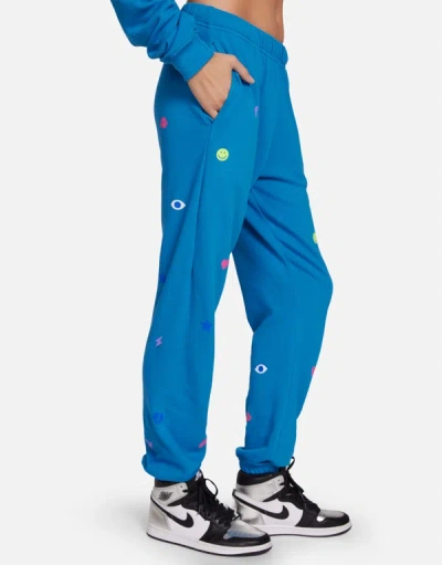 Lauren Moshi Chantria Neon Stud Elements In Mediterranean
