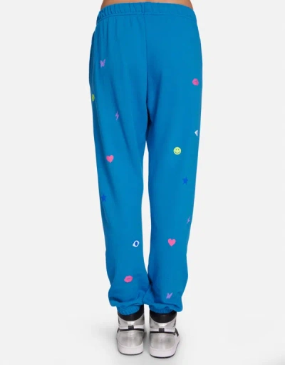 Lauren Moshi Chantria Neon Stud Elements In Mediterranean