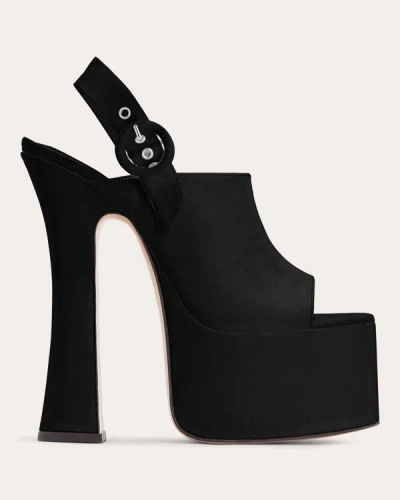 Shop Piferi Women's Xxelle 165 Satin Platform Sandal In Black