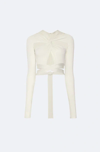 Lapointe Jersey Top In Cream