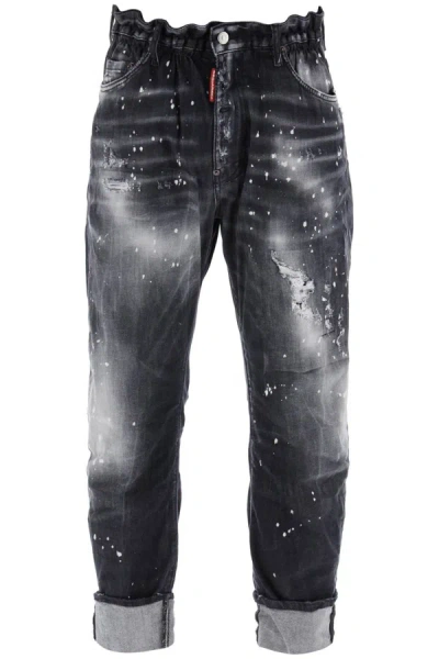 Shop Dsquared2 Black Ripped Wash Big Brother Jeans For Men In Multicolor