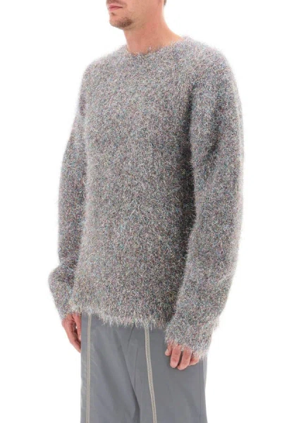 Shop Jil Sander Lurex And Mohair Sweater In Grey