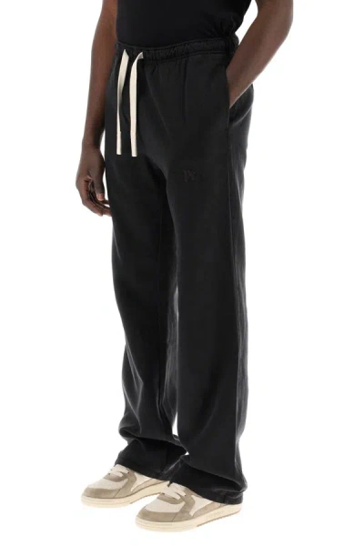 Shop Palm Angels Wide-legged Travel Pants For Comfortable In Black