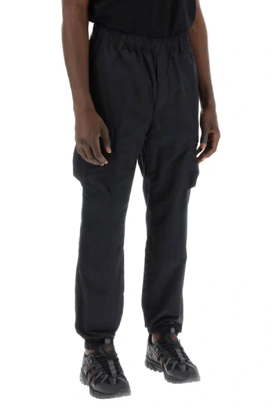 Shop Parajumpers Edmund Cargo Pants In Nylon Poplin Fabric In Black
