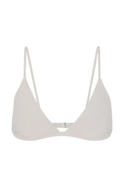 Shop Anemos Classic Triangle Bikini Top In White