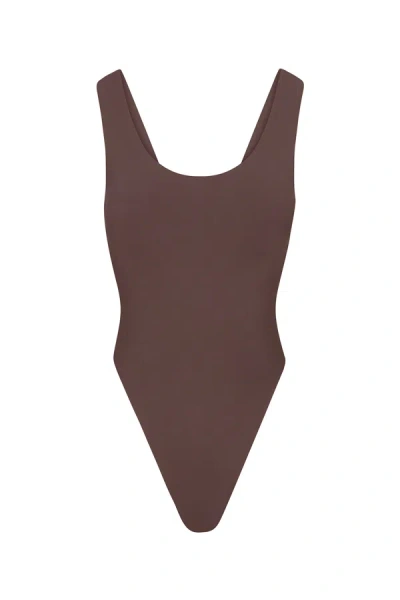 Shop Anemos Hume One-piece In Moka