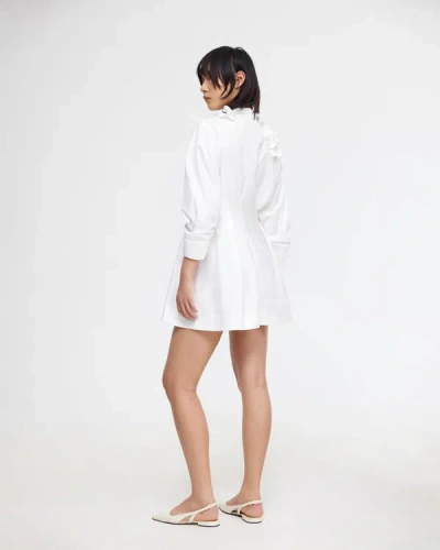 Shop Acler Rannoch Mini Dress In White