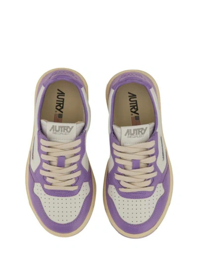 Shop Autry Medalist Low Sneaker In Multicolour