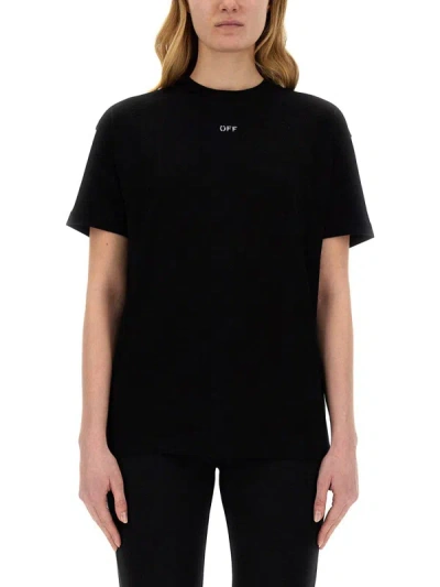 Shop Off-white T-shirt With Logo In Black