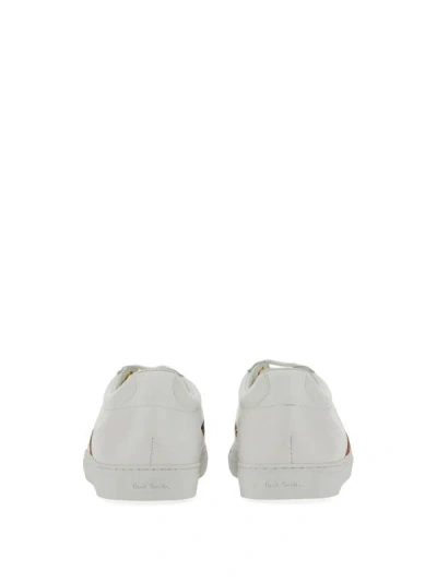 Shop Paul Smith Leather Sneaker In White