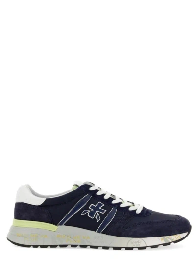 Shop Premiata Sneaker "lander" In Blue