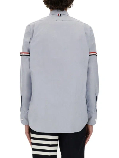 Shop Thom Browne Classic Shirt In Baby Blue