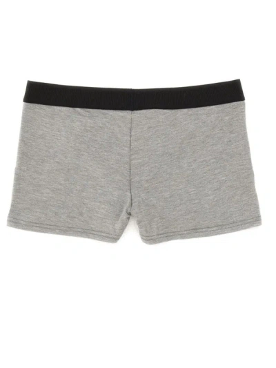 Shop Tom Ford Boxers With Logo In Grey