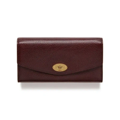 Shop Mulberry Darley Wallet In Red
