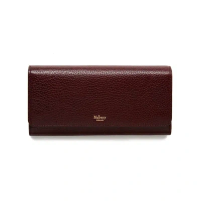 Shop Mulberry Continental Wallet In Red
