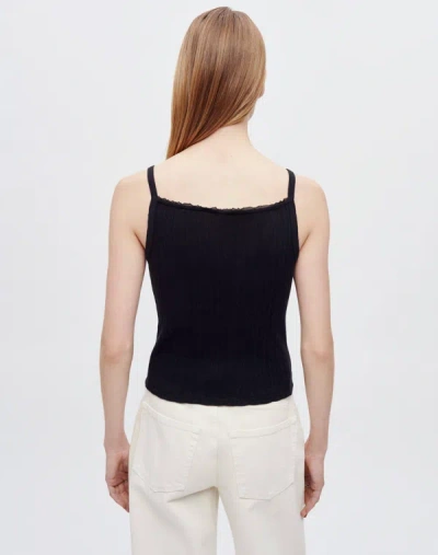 Shop Hanes Pointelle Square Neck Tank In Xs