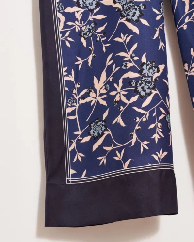 Shop Billy Reid Garden Floral Printed Pant In Blue
