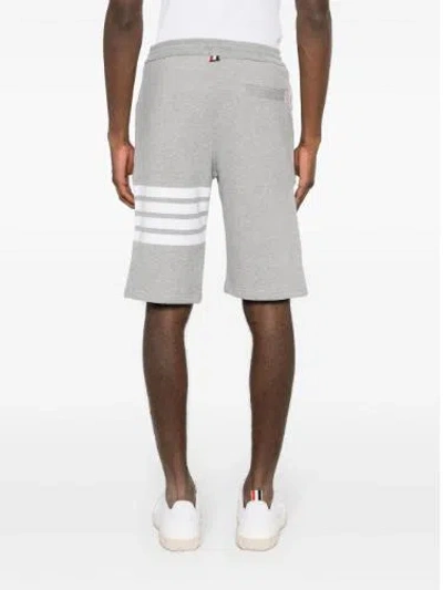 Shop Thom Browne Shorts In Grey