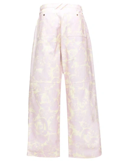 Shop Burberry Trousers In Cameo Ip Patern