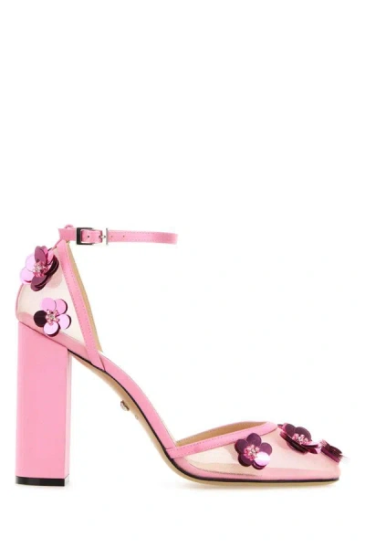 Shop Mach & Mach Sandals In Pink