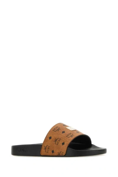 Shop Mcm Slippers In Printed