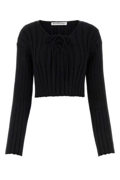 Shop Alexander Wang T T By Alexander Wang Knitwear In Black