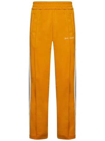 Shop Palm Angels Classic Logo Track Trousers In Arancione