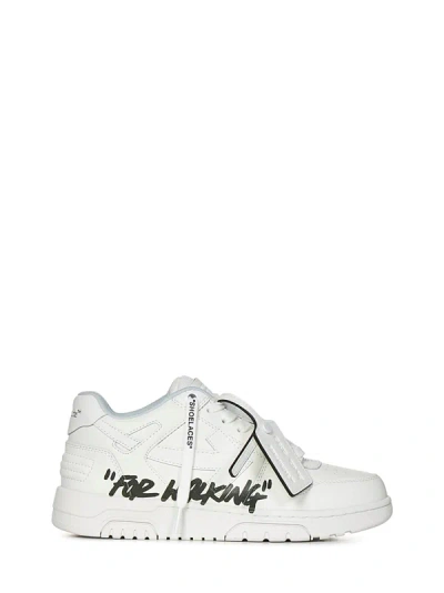 Shop Off-white Out Of Office ''for Walking'' Sneakers In Bianco