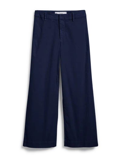 Frank & Eileen Wexford Wide Leg Pants In Navy