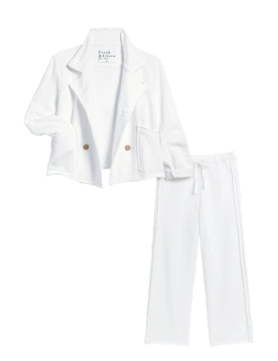 Shop Frank & Eileen Milan Travel Set In White