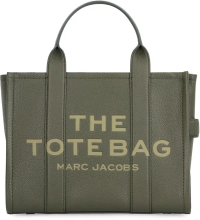 Shop Marc Jacobs The Tote Bag Leather Bag In Green
