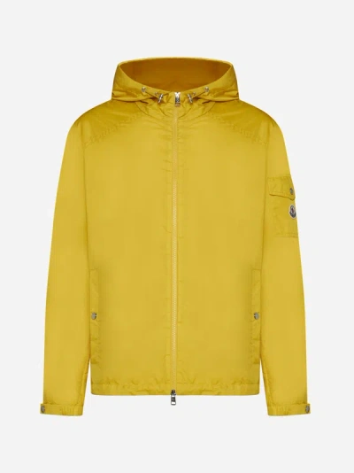 Shop Moncler Etiache Nylon Jacket In Yellow