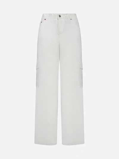 Shop Haikure Bethany Cargo Jeans In White