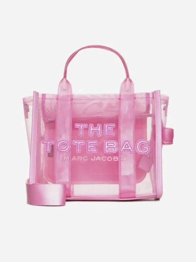 Shop Marc Jacobs The Small Tote Nylon Bag In Candy Pink