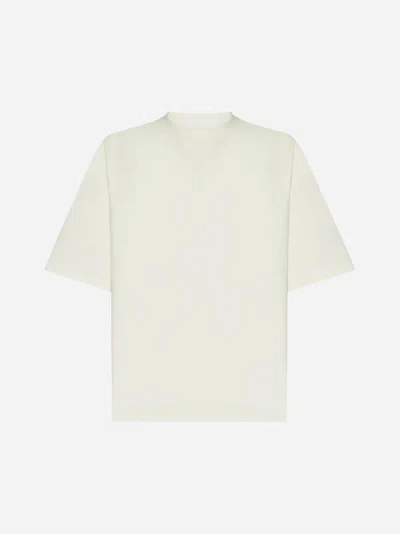Shop Bottega Veneta Boxy-fit Cotton T-shirt In Chalk